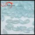 wholesales small size marquise shape 4*8 mm light blue glass stone
